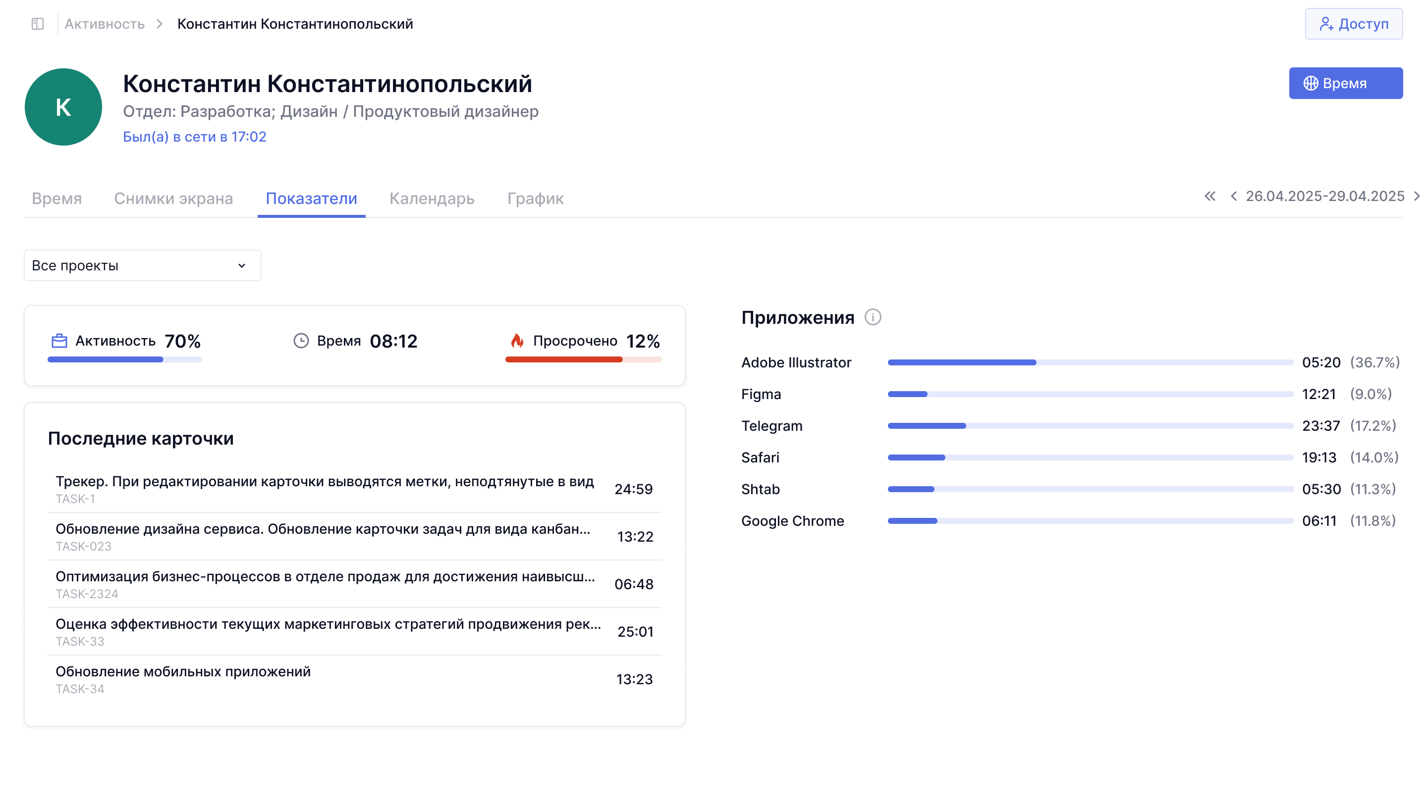 <p><strong>Отслеживайте, куда уходит время: т</strong>рекер, таймер и отчёты<strong> в одном месте</strong></p>