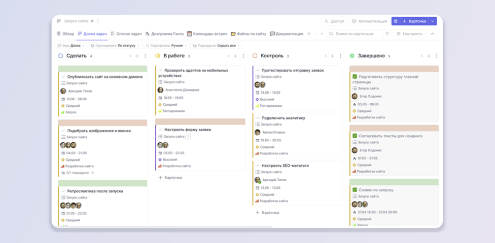 Почему команды выбирают Shtab вместо Trello