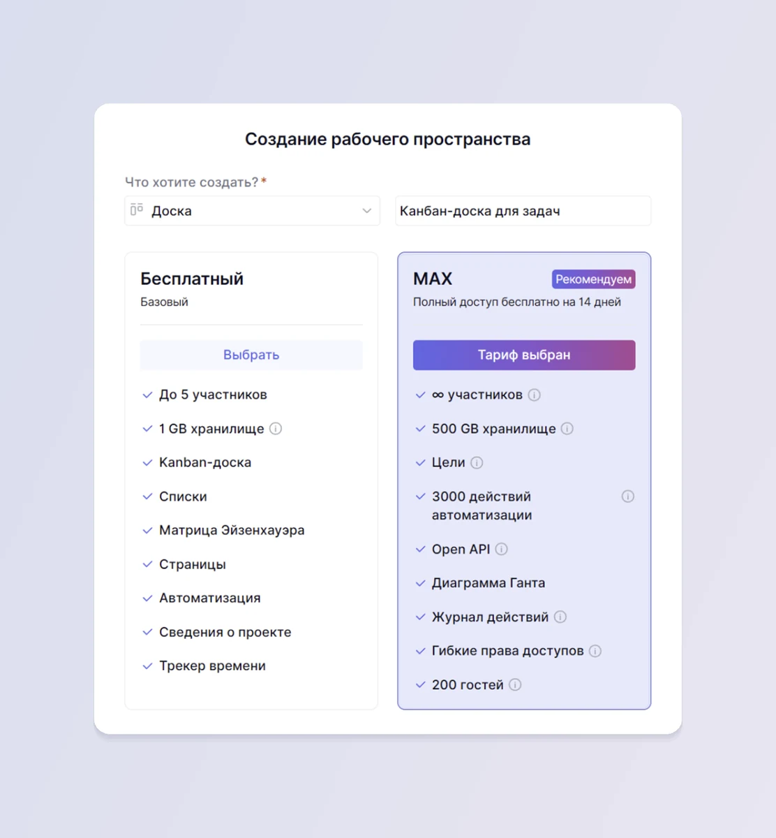 Соберите команду и заведите рабочее пространство компании