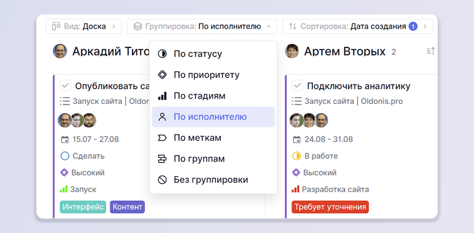 Гибкие колонки